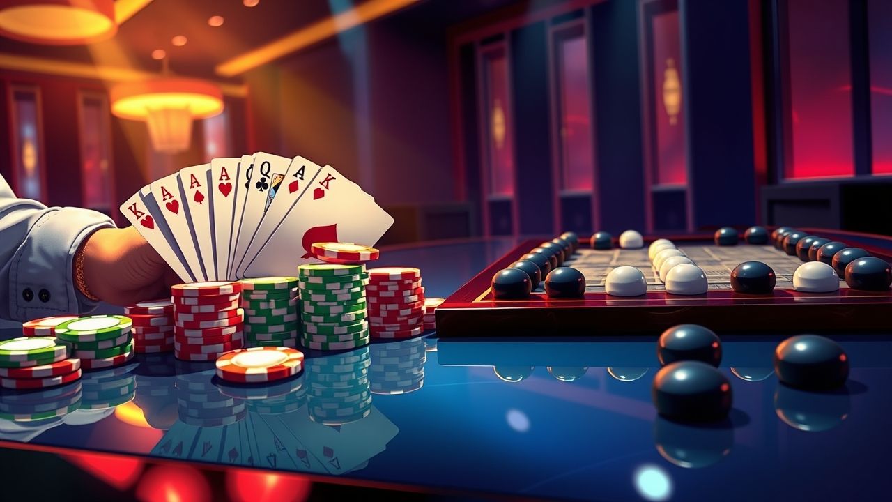 AG官网扑克牌五子棋创意玩法