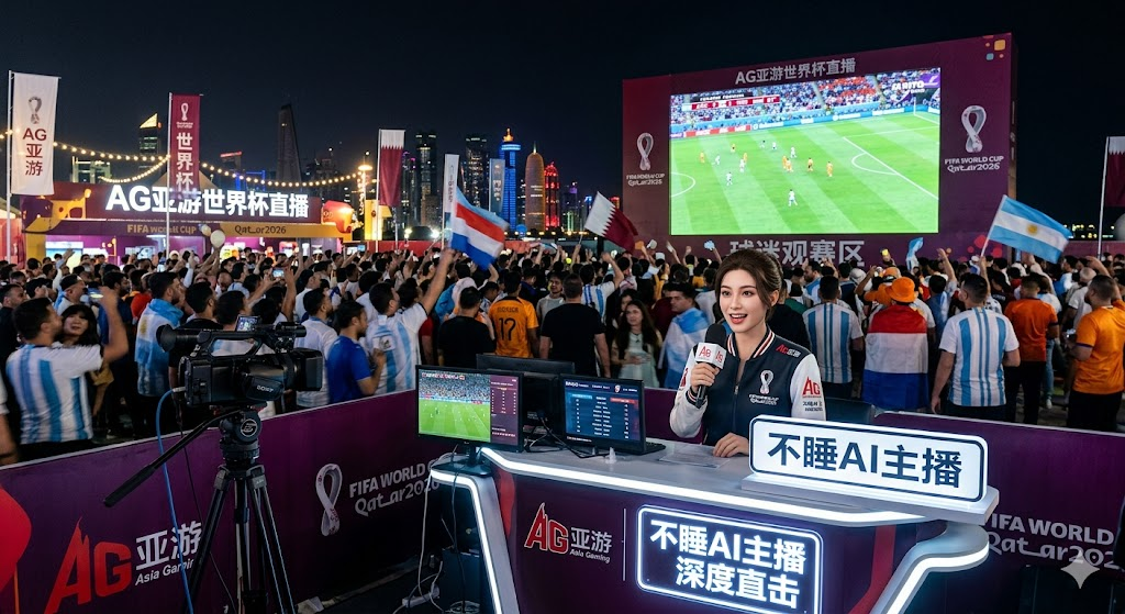 AI 主播观赛体验：AG亚游2026 世界杯新选择，深夜看球不再孤单